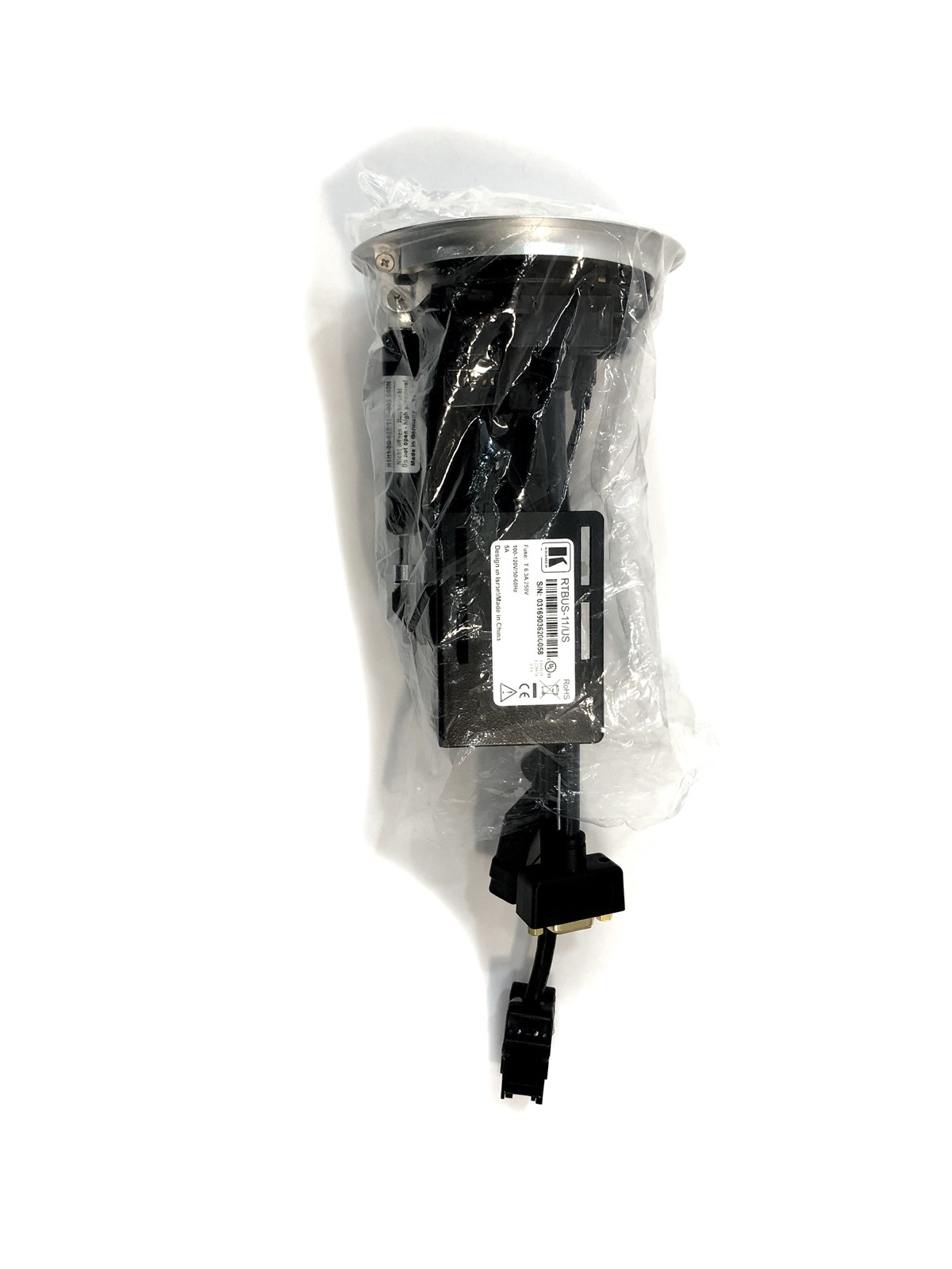 OPEN-BOX Kramer Round Table Mount Multi-Connecction Solution -Silver RTBUS-11/US