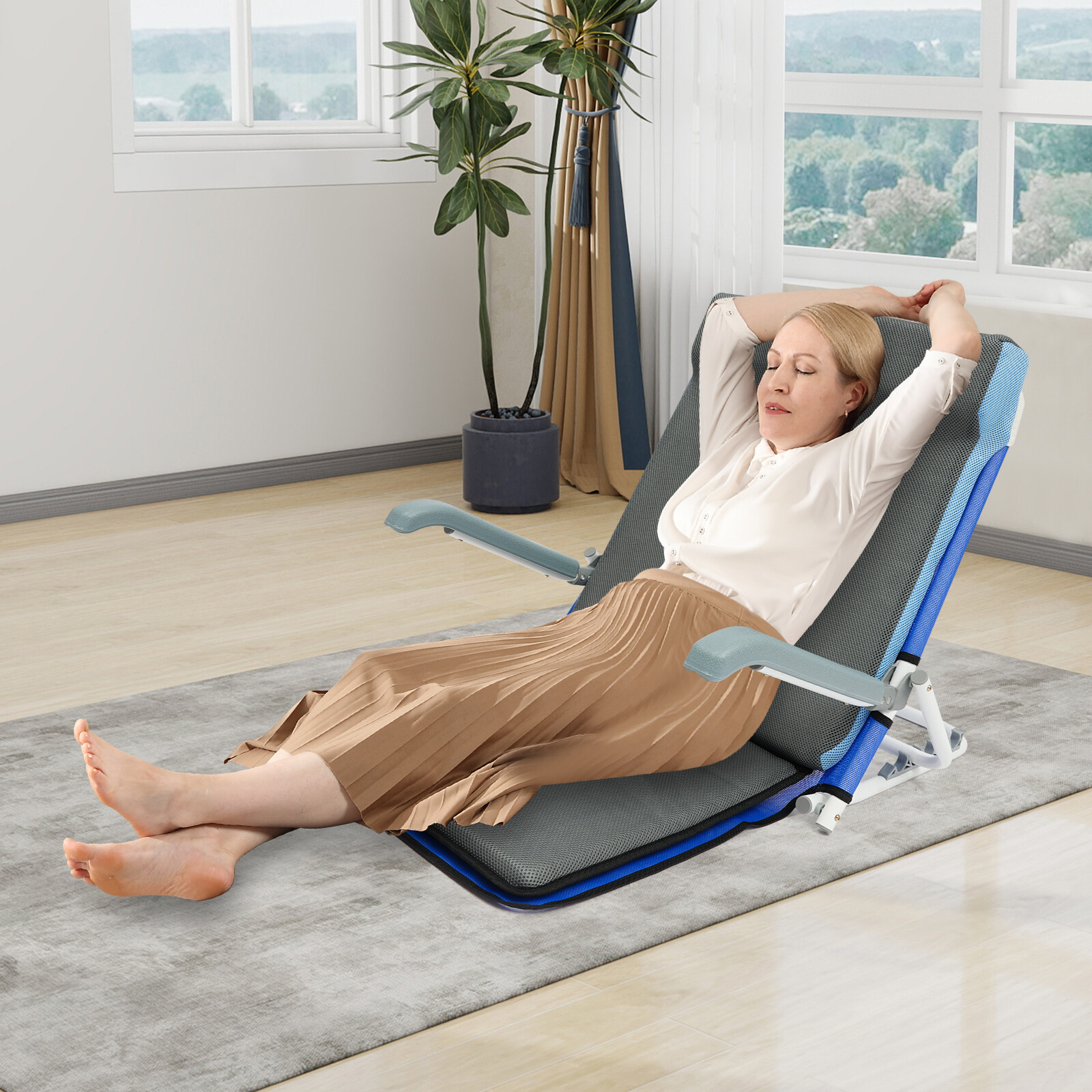 Adjustable Bed Backrest Portable Folding Backrest Lifting Bed Backrest