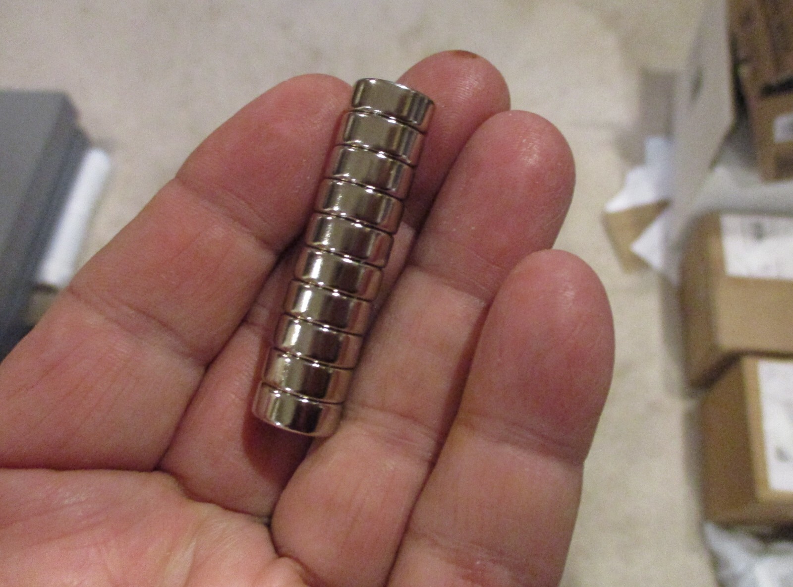 Special Deal! 12 mm x 5 mm Neodymium Rare Earth Disc Magnets-Pack of 10-$$10.99
