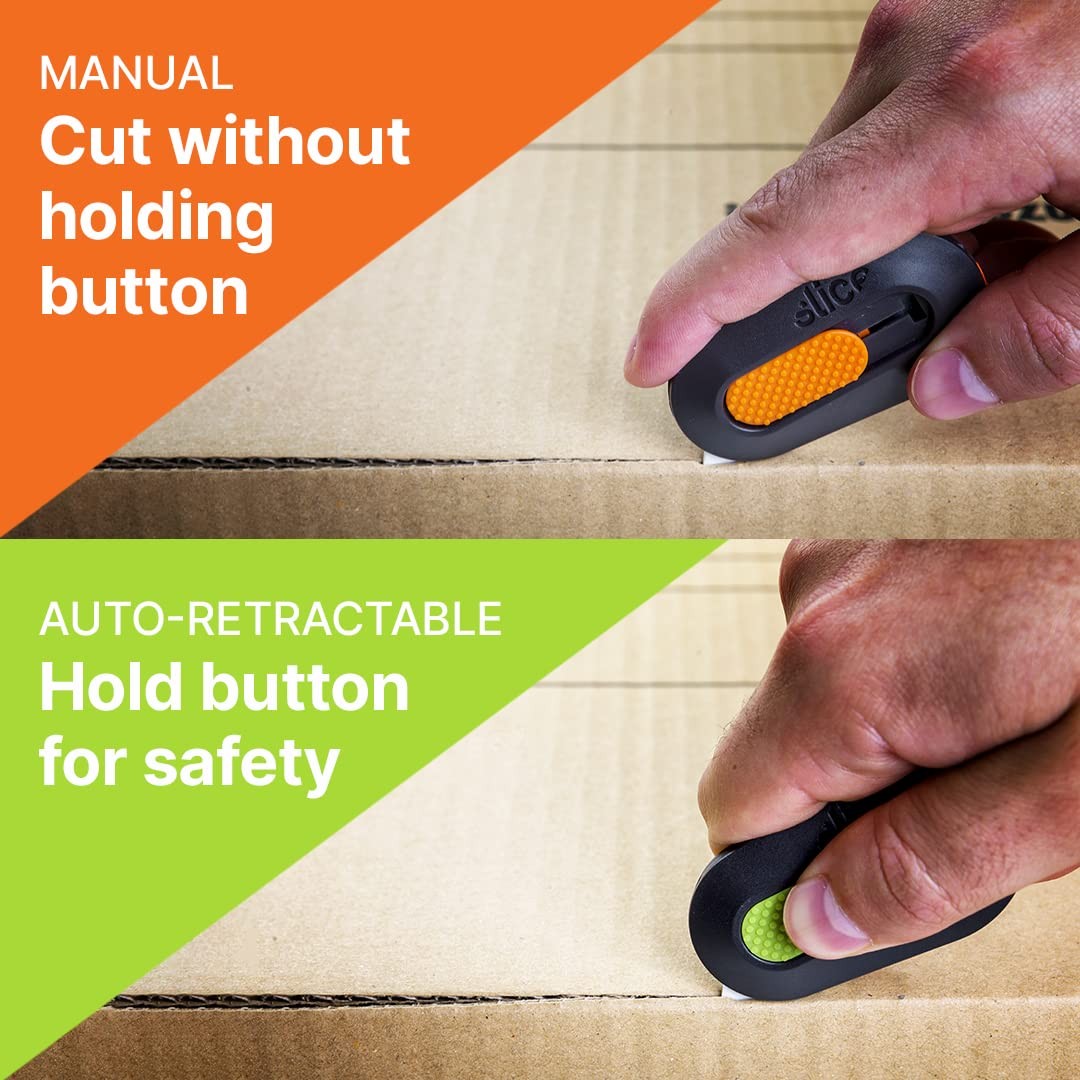 10514 Mini Cutter, Ceramic Safety Blade, Pocket Sized, Auto-Retractable, Stay...