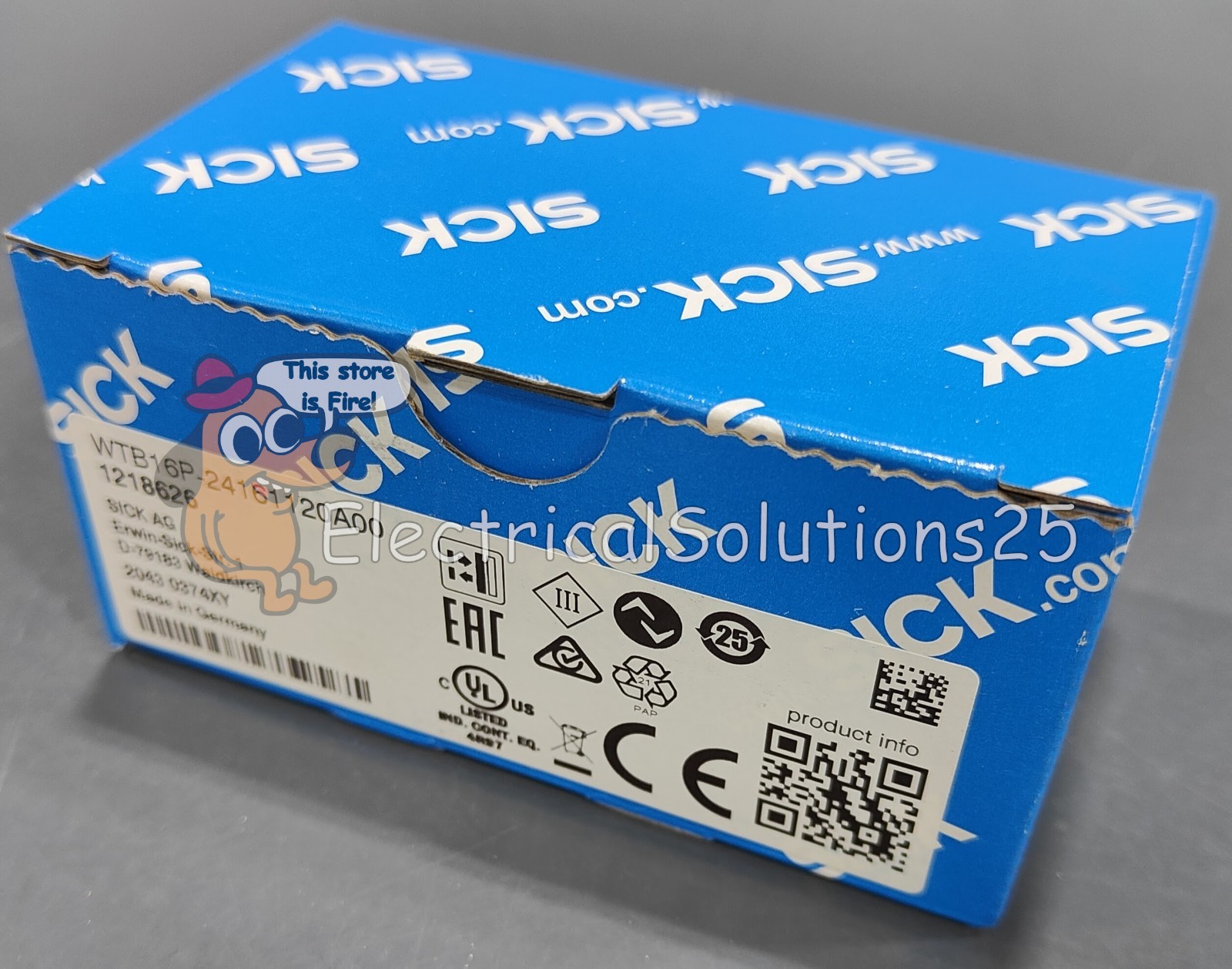 New SICK WTB16P-24161120A00 Photoelectric Sensor M12 (1218626) - Free Shipping