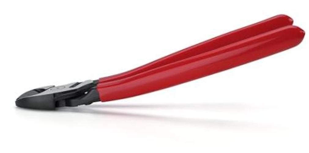 KNIPEX 74 21 200 High Leverage Angled Diagonal Cutters, 8-Inch