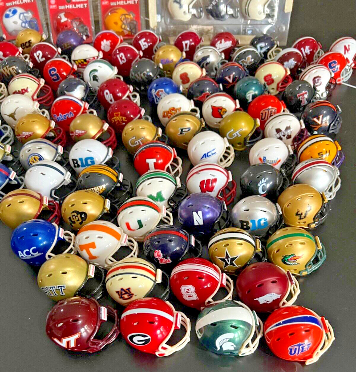 🏈 NCAA  POCKET PRO HELMETS - TEAM SINGLES ** YOU PICK ** / UPDATED MAR 2026
