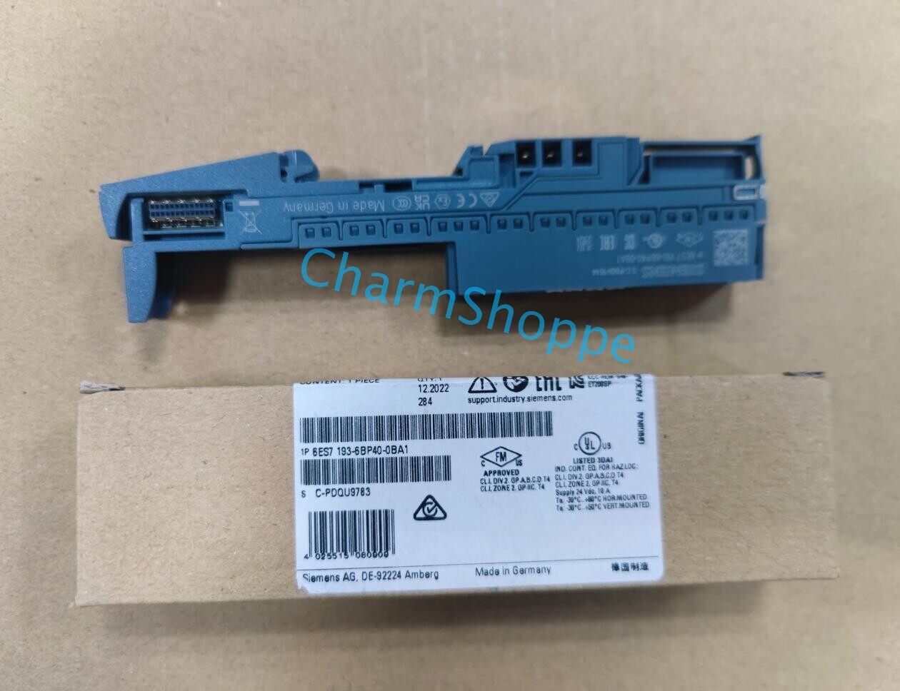 1PCS SIEMENS New In Box BaseUnit 6ES7193-6BP40-0BA1 Fast Shipping