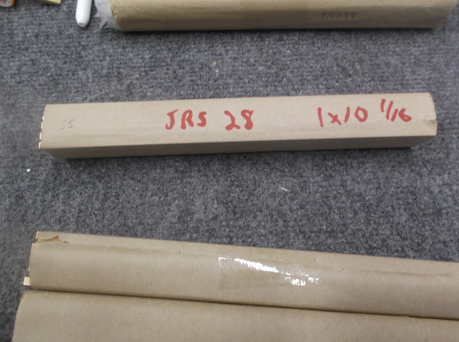 Lot of 10 JRS #28 Rose Gold Wall Holder 1" x 10" x 1/16" for slide in plate