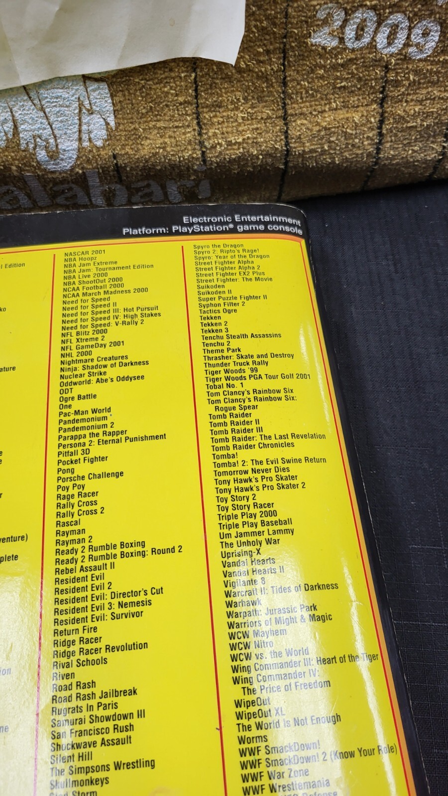 PSX GAMER'S GUIDE PS1 PLAYSTATION PRIMA'S VIDEO GAME STRATEGY CODE GUIDE