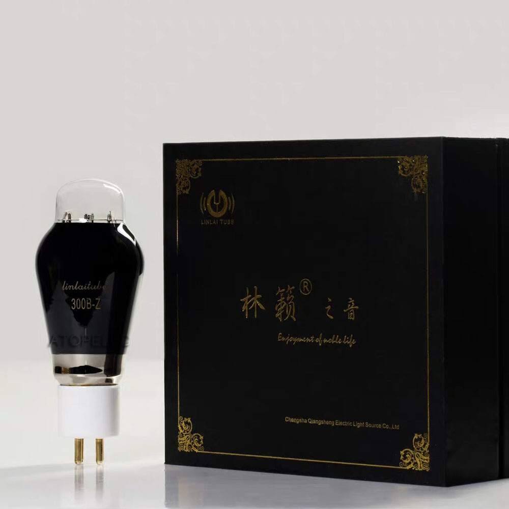 1 Matched Pair LINLAI 300B-T/300B-L/300B-Z Carbon Sprayed T-Series Vacuum Tube
