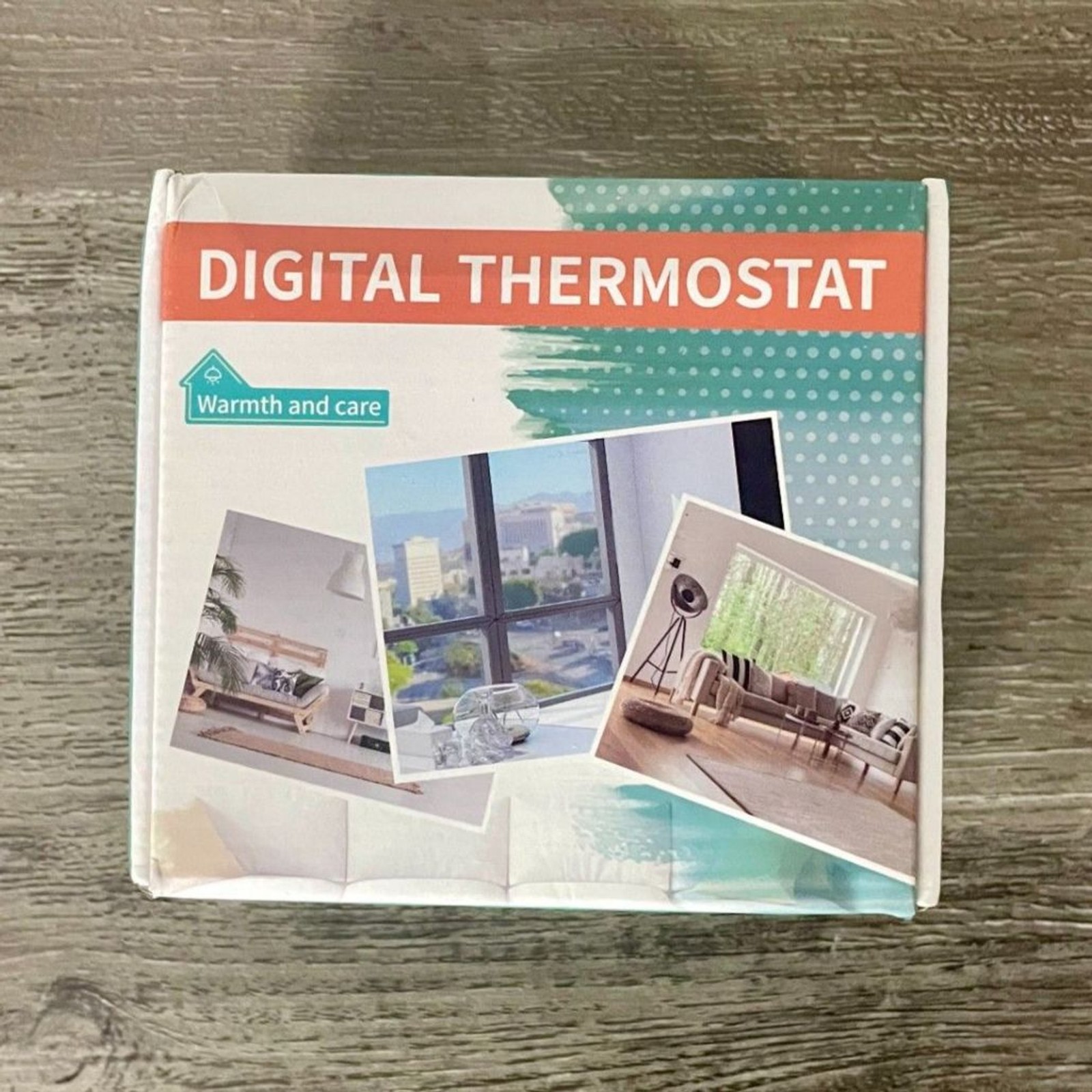 Digital Thermostat Wired HVAC Temperature Controller New Open Box