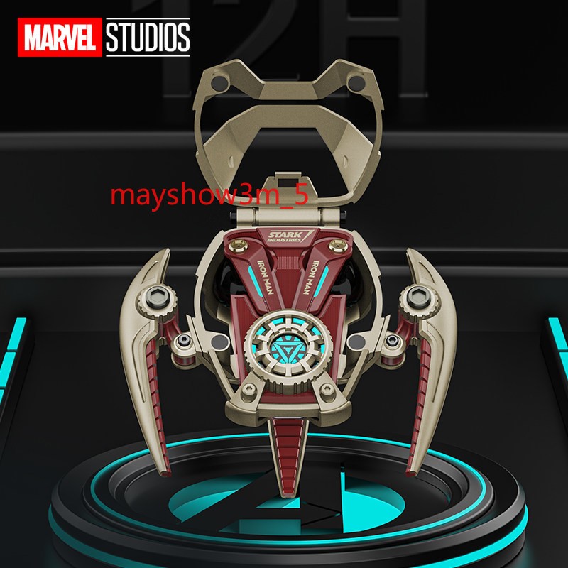 AnimeIron Man Mark 28 Mecha RGB Earphone Noise Wireless Bluetooth Reduction Gift
