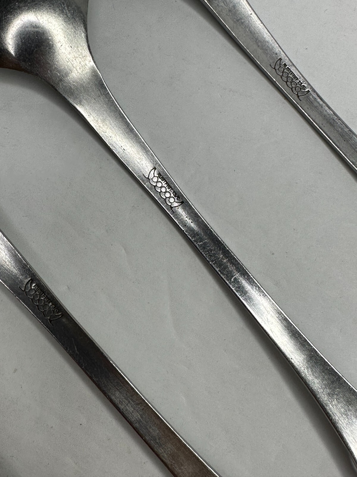 Rustfrit Sweden Circles Stainless Flatware Replacement Fork Knife Spoon 9 Pc