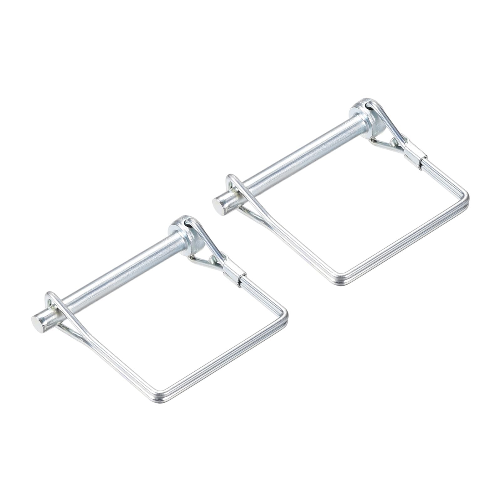 uxcell 2Pcs 3/16" Dia Trailer Coupler Pin, 2" Long 3/16"x2", Silver
