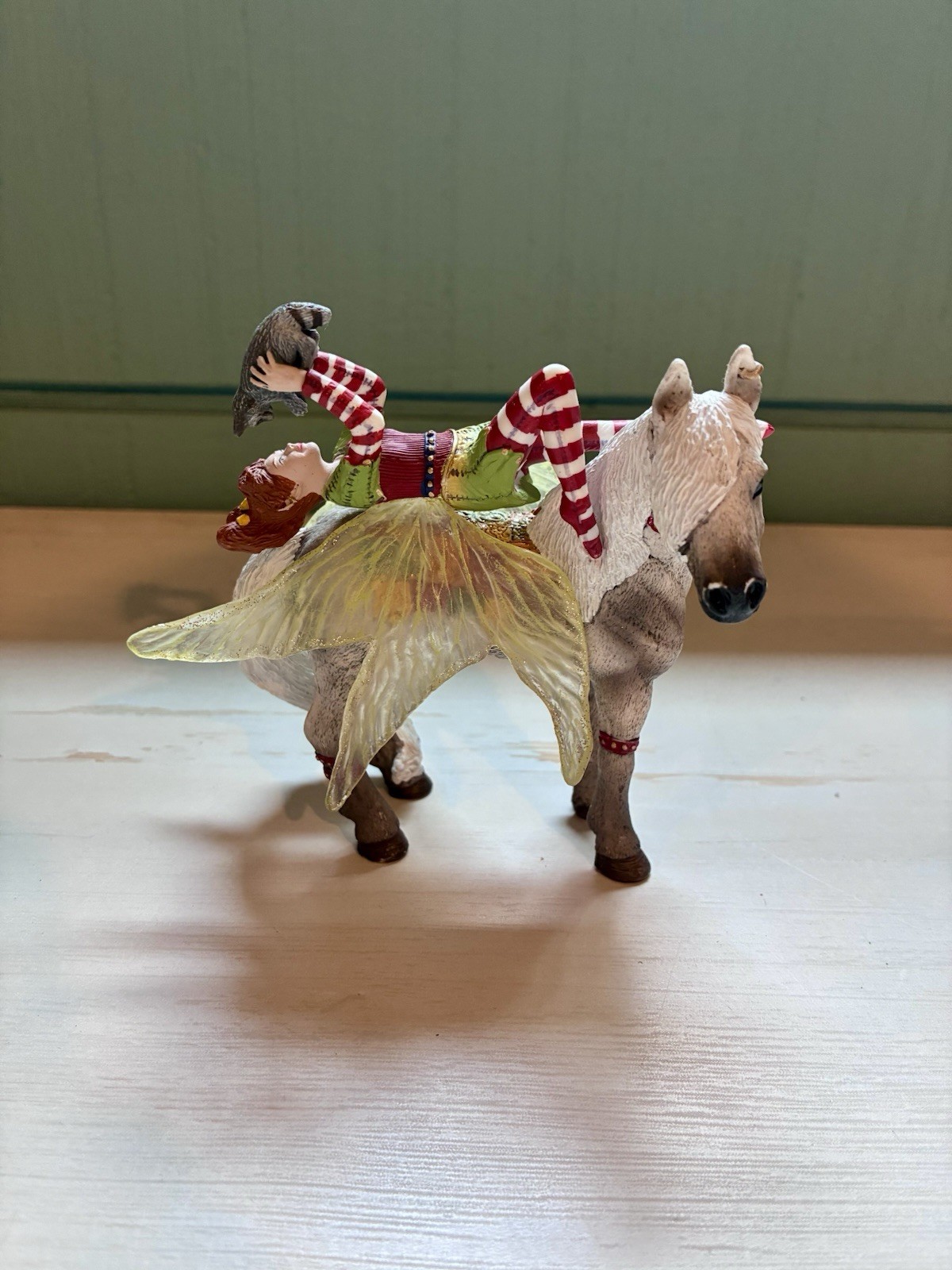 Schleich 70427 Bayala Marween Racoon Laying Down RETIRED Fantasy Horse Elf