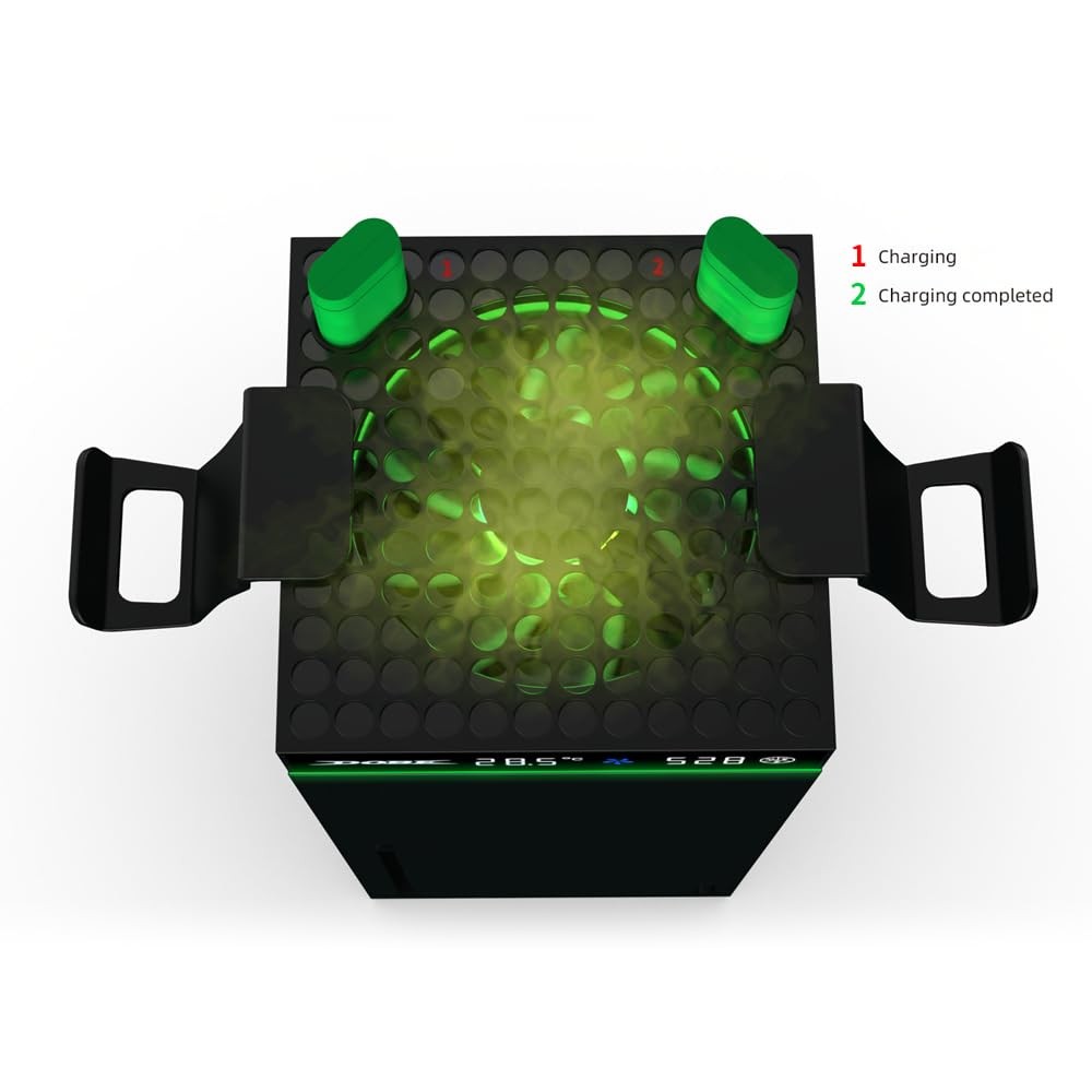 Dobe - Cooling Fan Compatible with Xbox Series X/S with LED Screen,Adjustable...