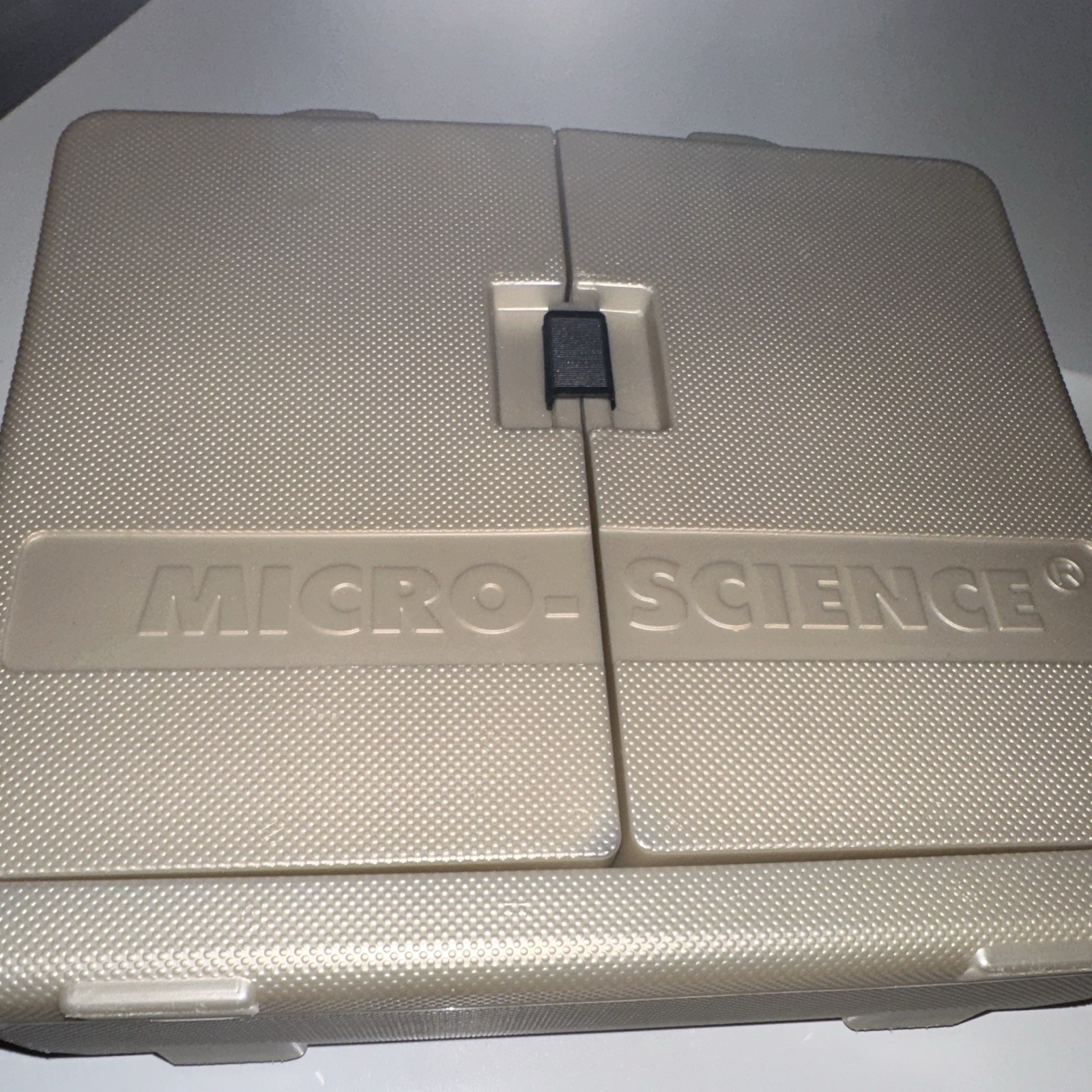 Micro-Science Complete Microscope metal Set Kit w/ Case, Slides & Accessories