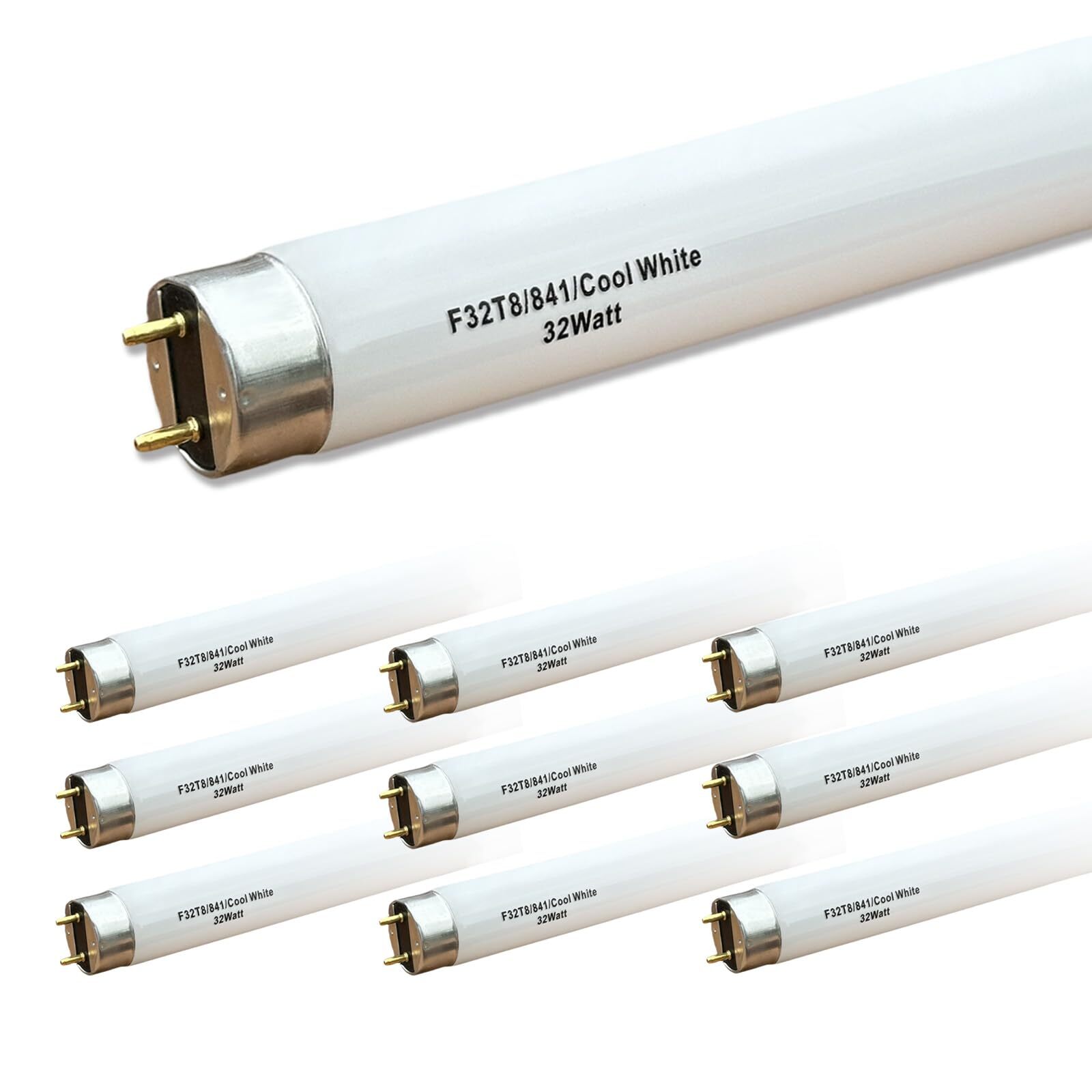 48 inch F32T8/841 32W T8 Fluorescent Tube Light Bulb 4 Foot 32Watt/TL841 CW C...