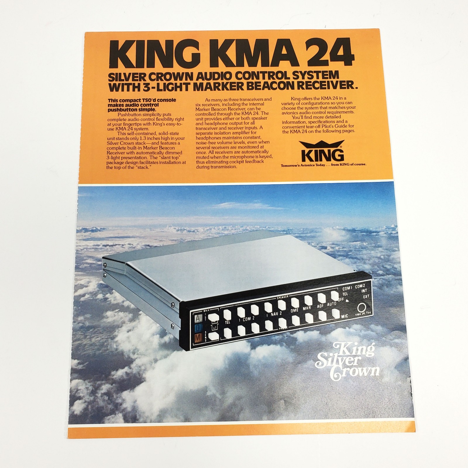 King Silver Crown KMA 24 Sales Brochure
