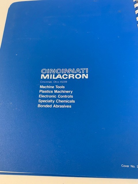 Cincinnati Milacron Service Manual DC Spindle Drive Turning Centers
