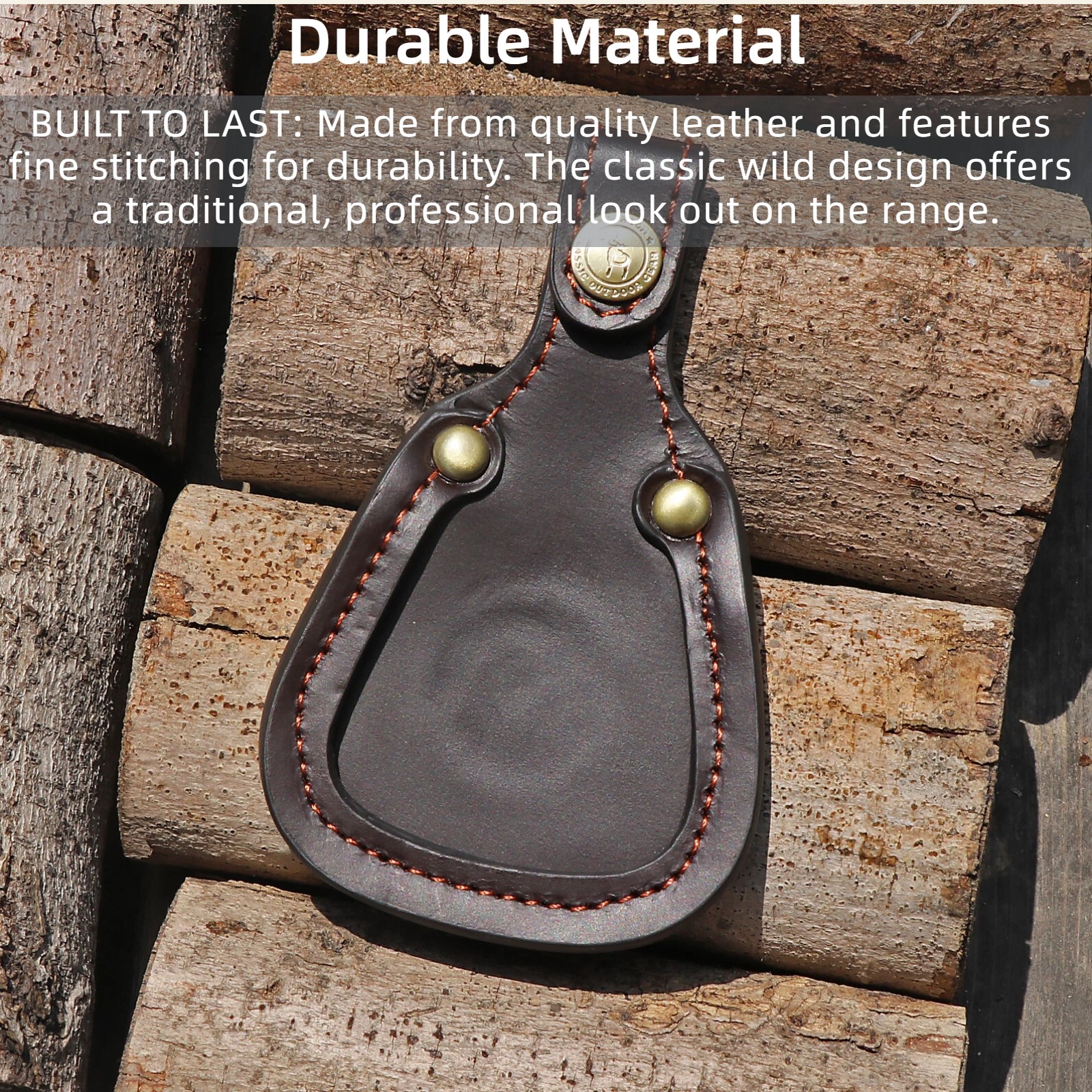 Clay Shooting Sport Leather Toe Protector Boot Shoe Pad Gun Barrel Rest