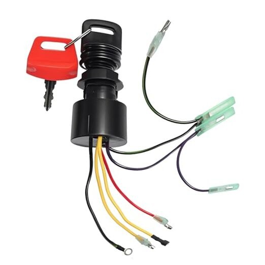 Boat Ignition Switch with 2 Keys Compatible with Mercury Sierra Mariner
