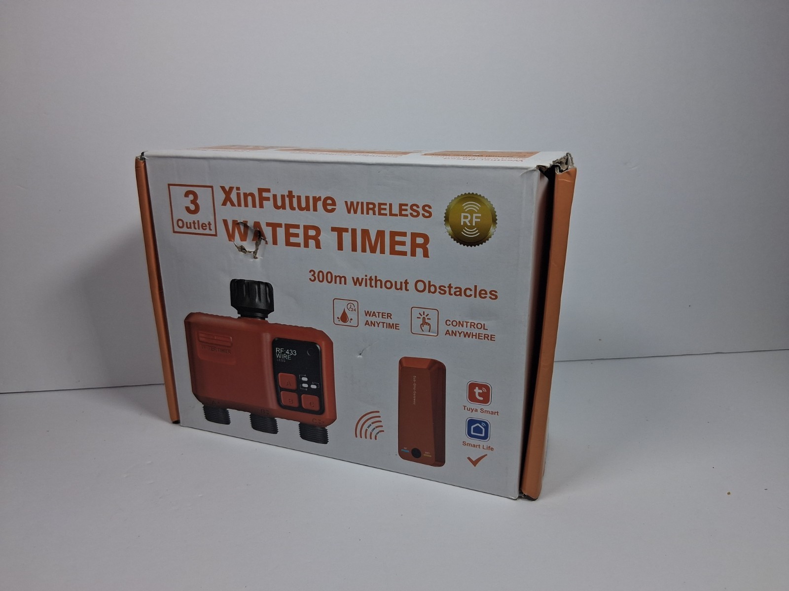 XinFuture Wireless RF Water Timer w/ Sub-GHz Gateway, 3 Outlet, App Control