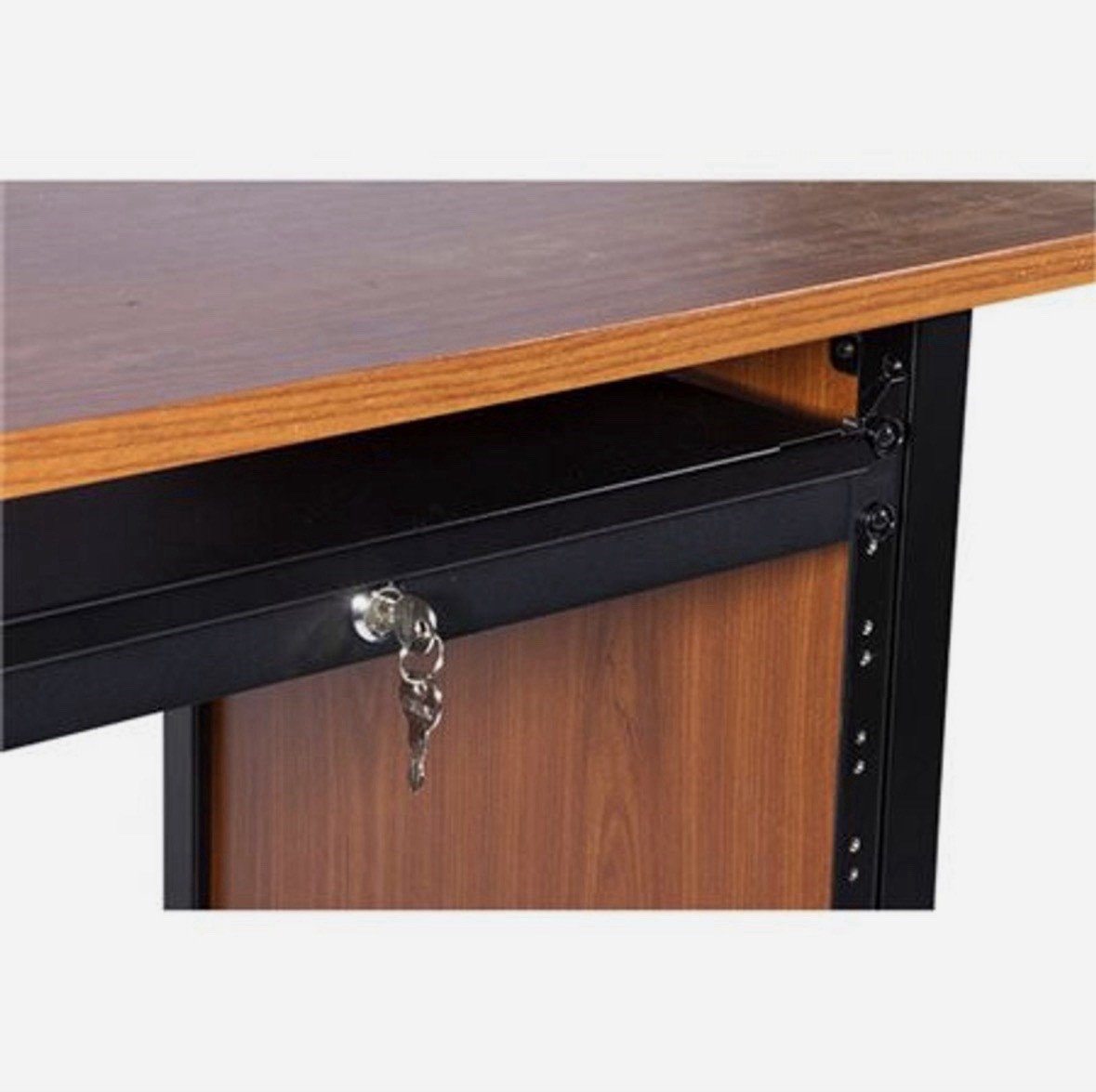 On-Stage Stands RDLS1000 1U Locking Rack Drawer (Shallow)