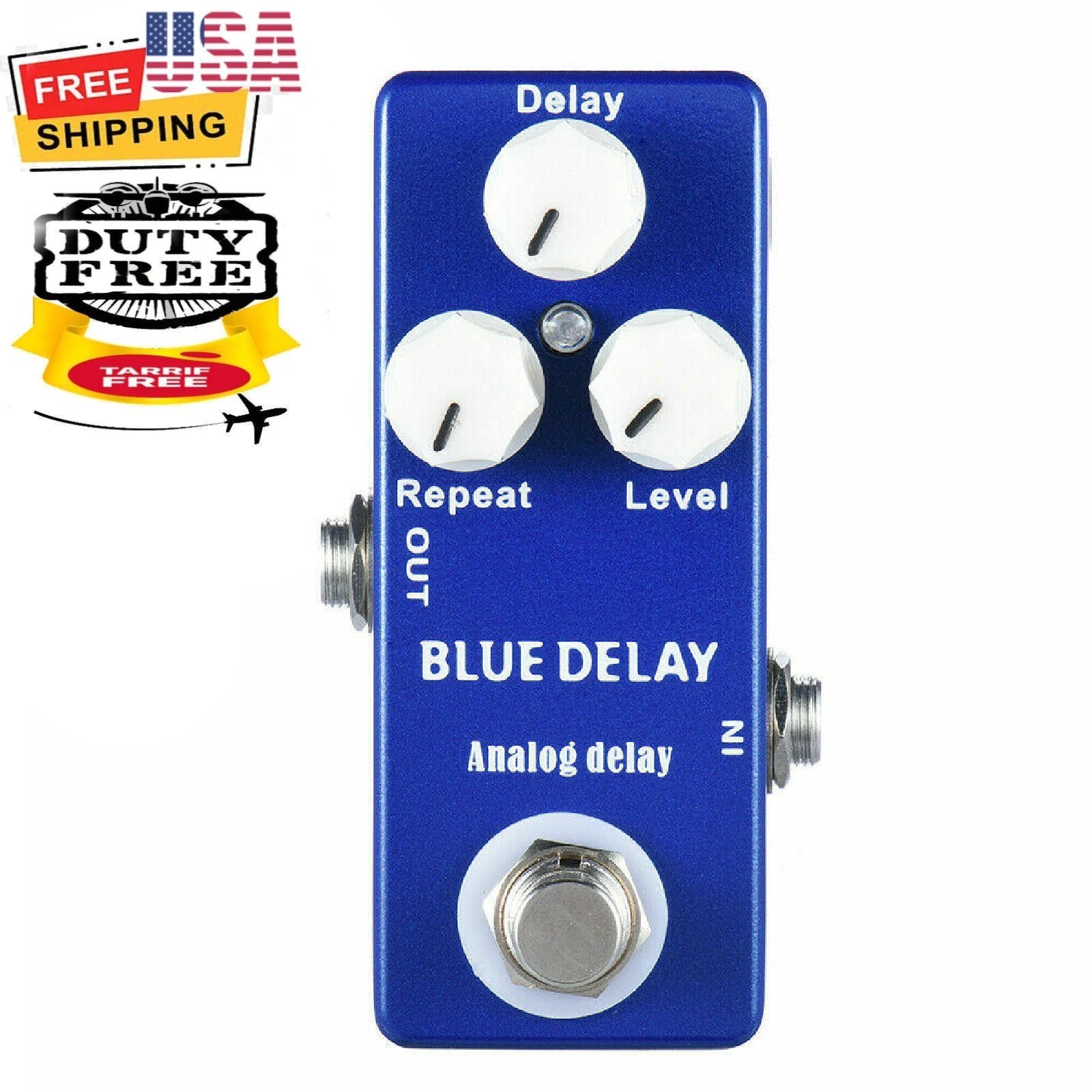 Mosky Analog Delay Guitar Effects Pedal Based on MAD Professor Deep Blue Delay