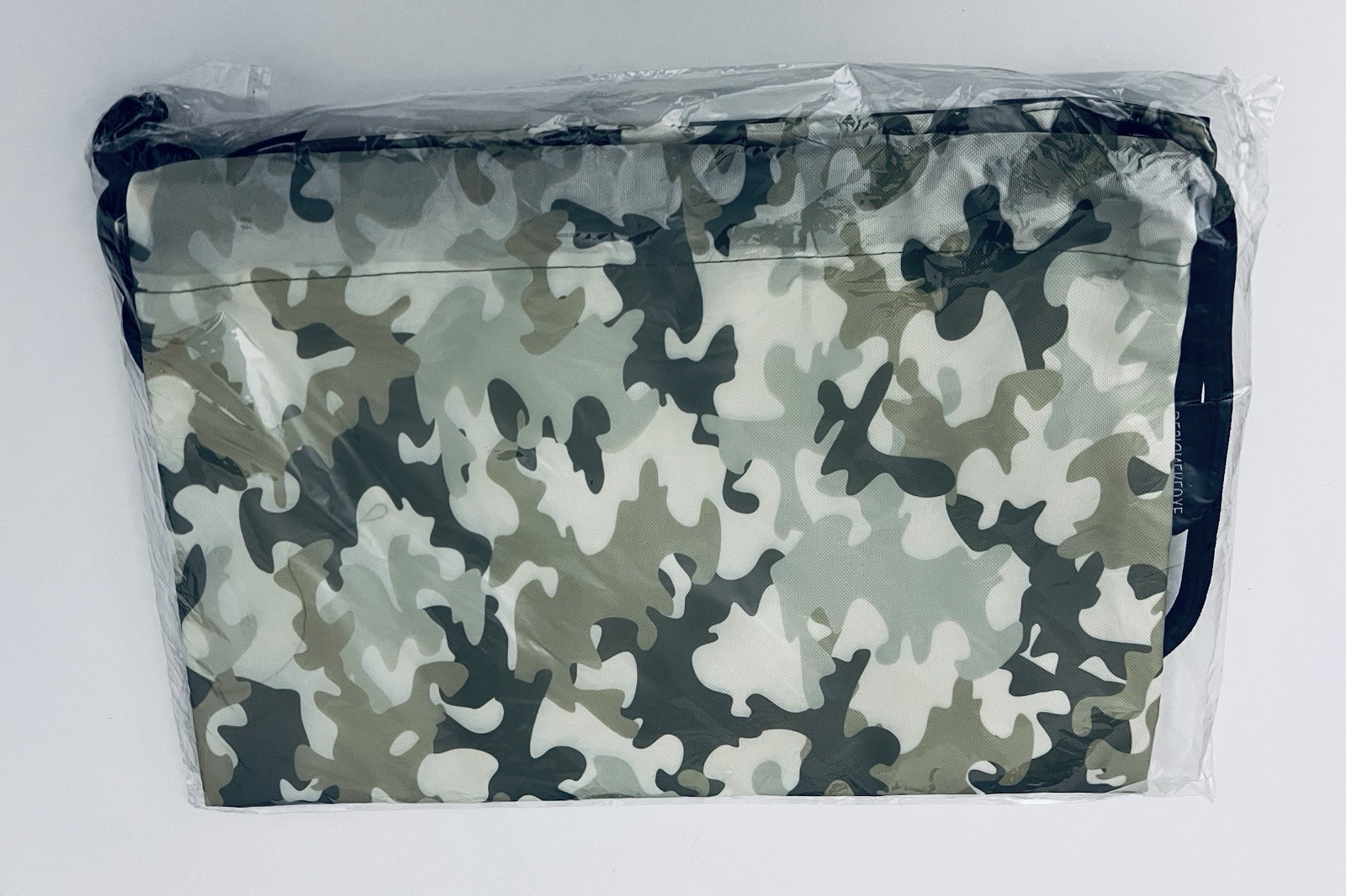 Camo Drawstring Backpack Gym Bag Water Resistant Sackpack w/Zipper Pocket NWOT