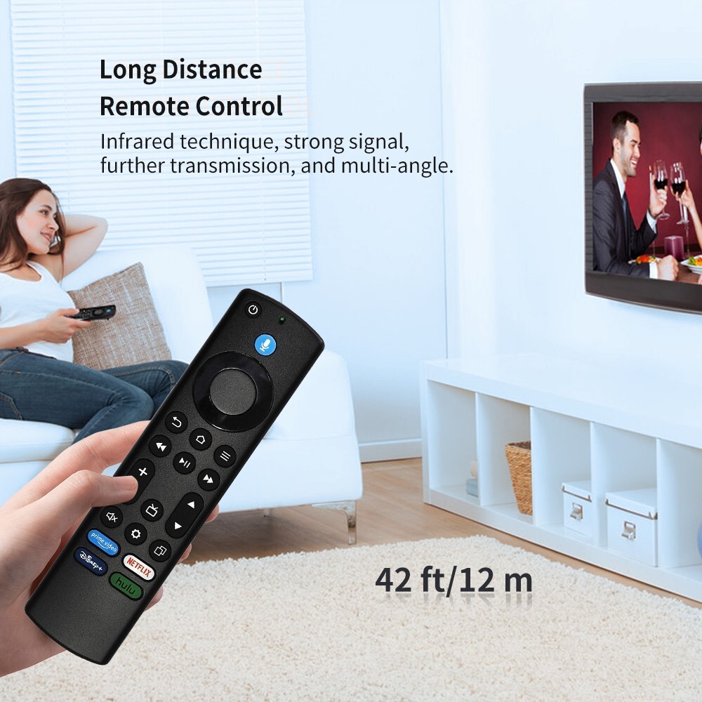 2Pcs Amazon Fire TV Replacement Remote Control For Stick 4K Max Streaming Device
