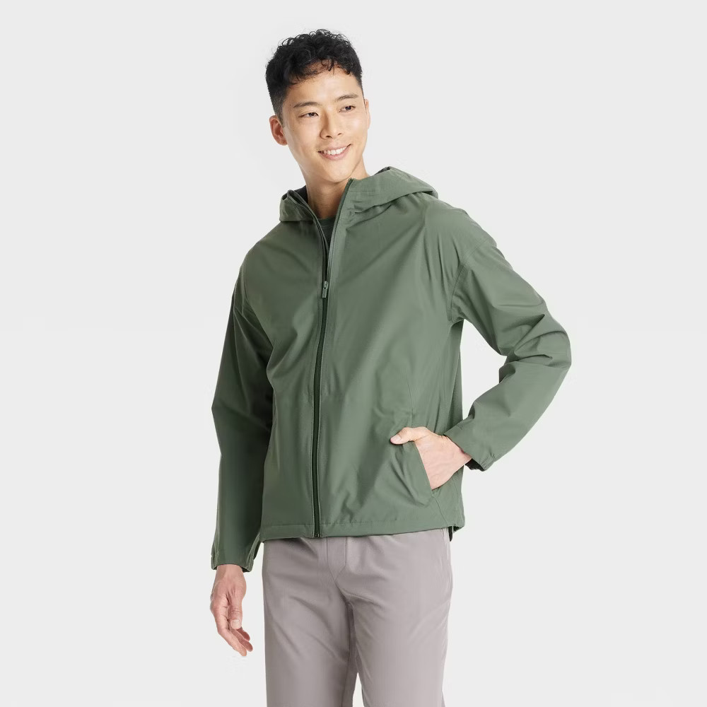 Men Waterproof Rain Coat - All In Motion