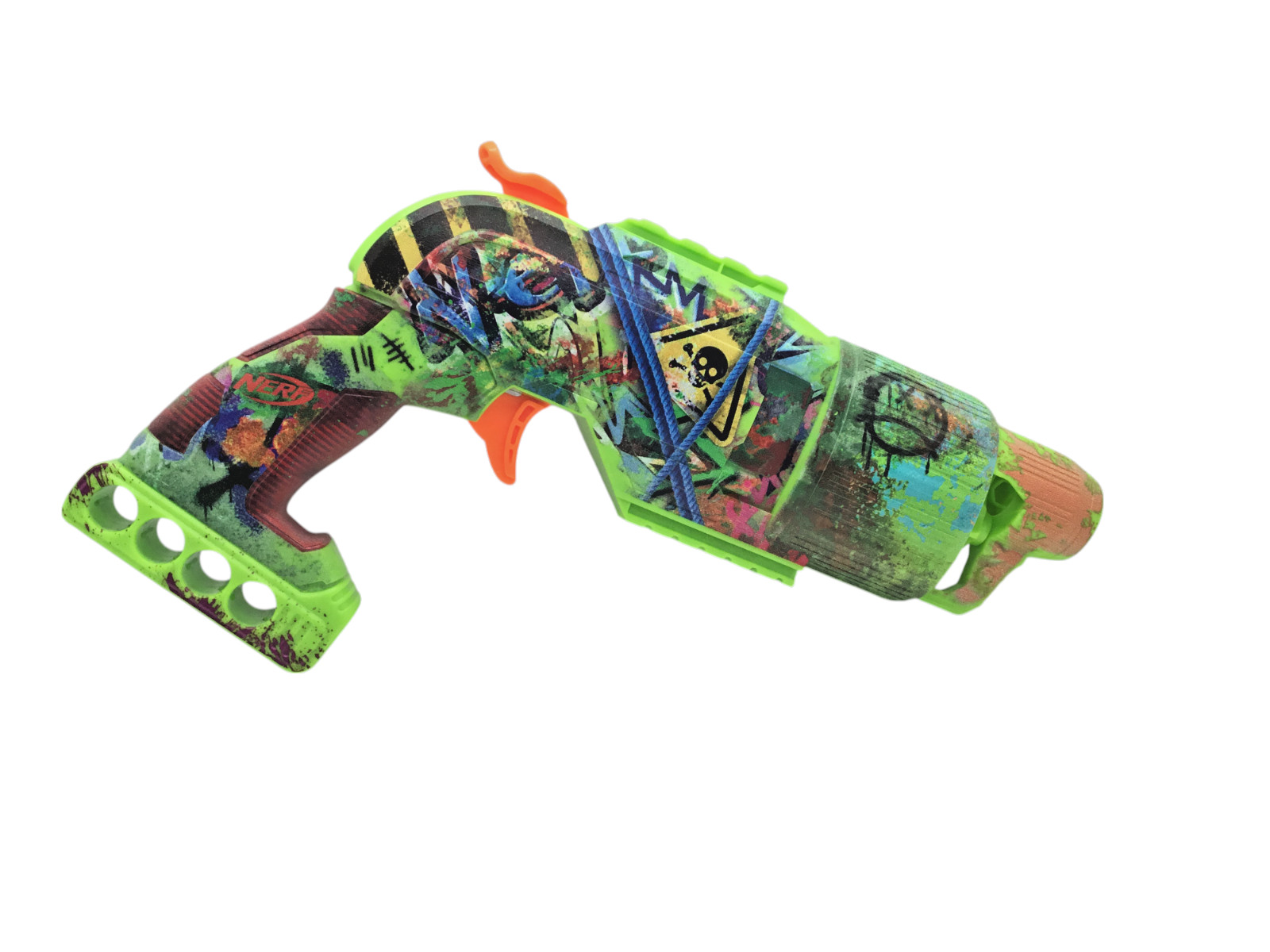 NERF Zombie Driller Dart Blaster Pistol No Darts Or Accessories Free Shipping