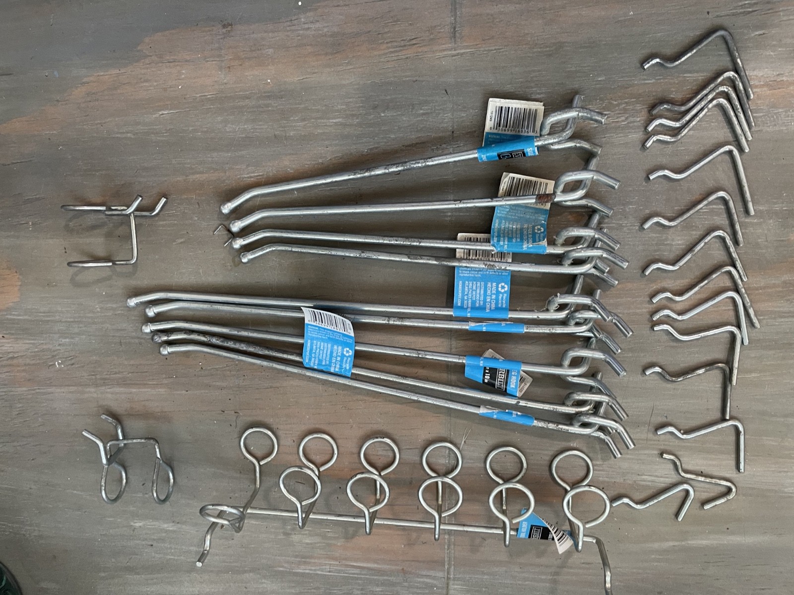 Pegboard Hook Assortment lot