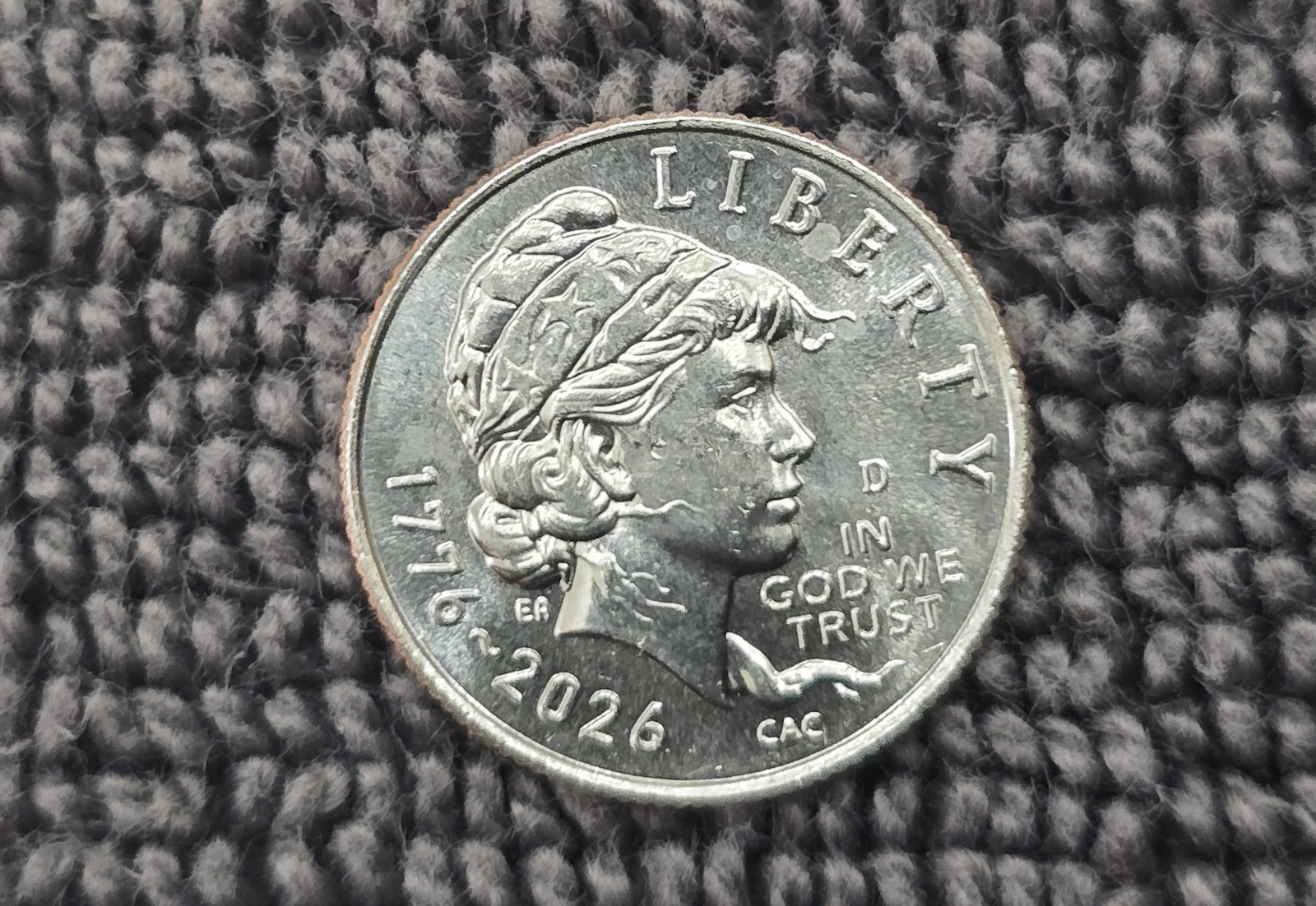 2026-D Semiquincentennial "Emerging Liberty" Dime Historic One-Year-Only Design!