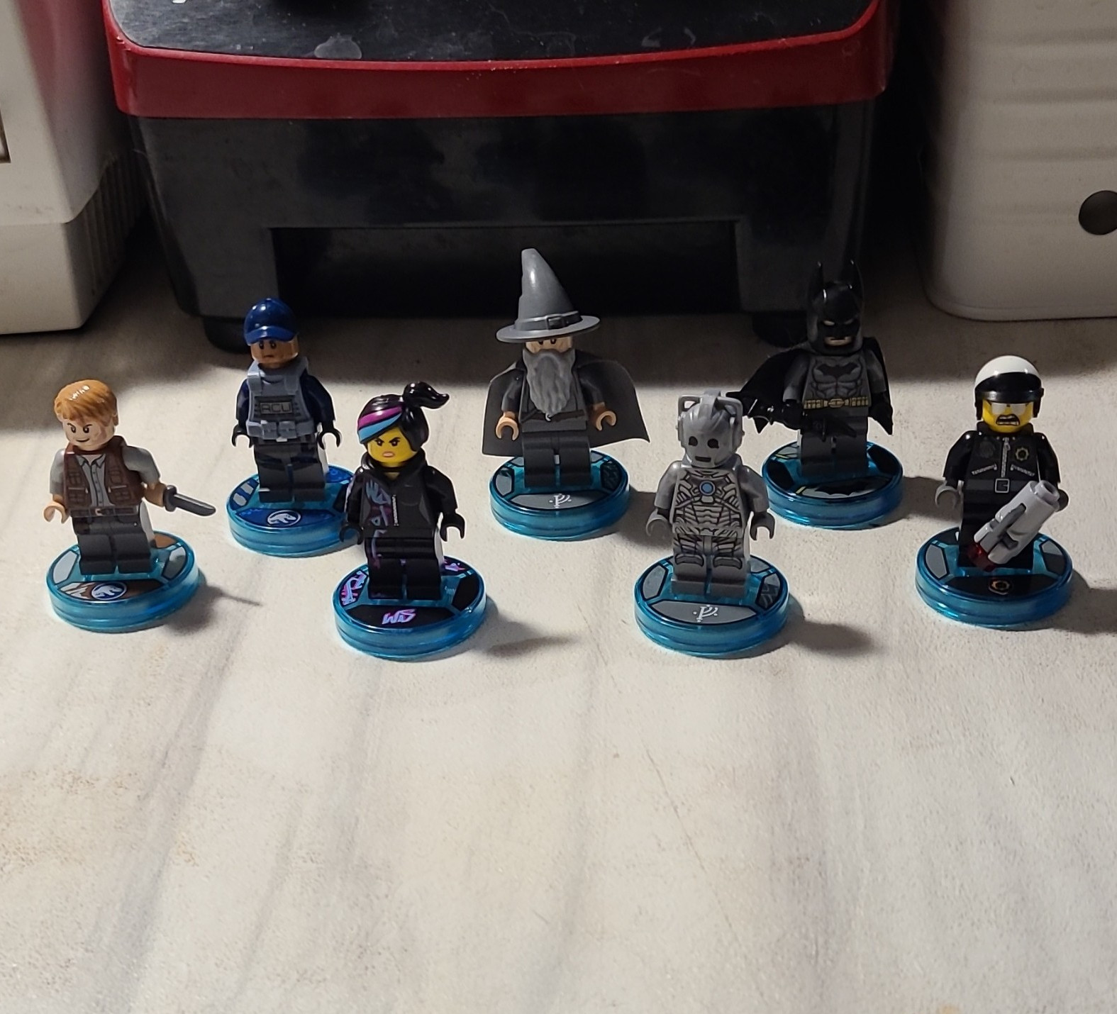LEGO Dimensions Minifigure Lot w/ Bases Batman Gandalf Cyberman