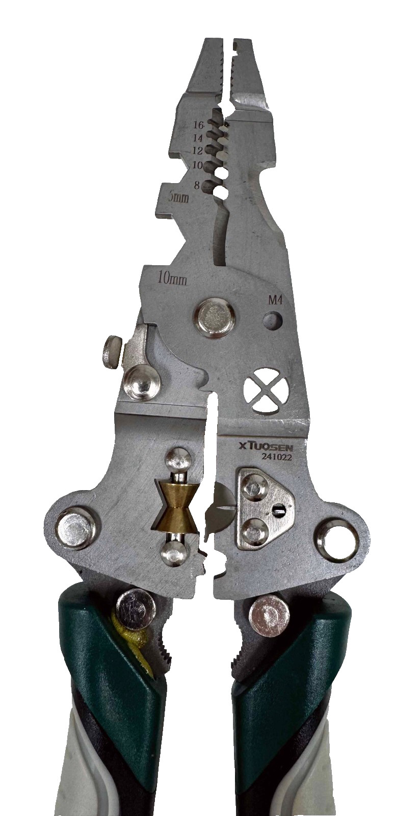 New 21-in-1 Foldable Wire Stripper,Multi-function Wire Stripping Cable-Cutter