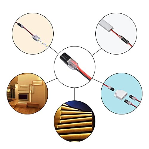 20 PCS Wire Connectors,Double-Wire Push-in Connector Quick Dual Wire Terminal