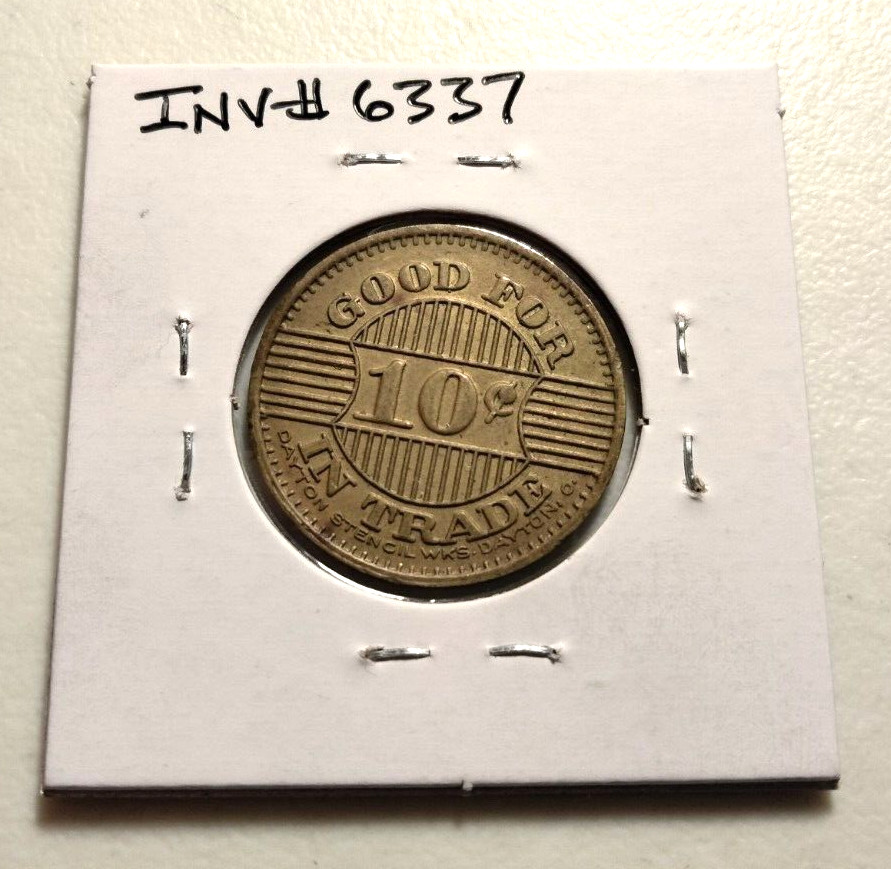 1963-4 Dayton Stencilworks - P.X. KMS & C - 10 Cent Token - (INV#6337)