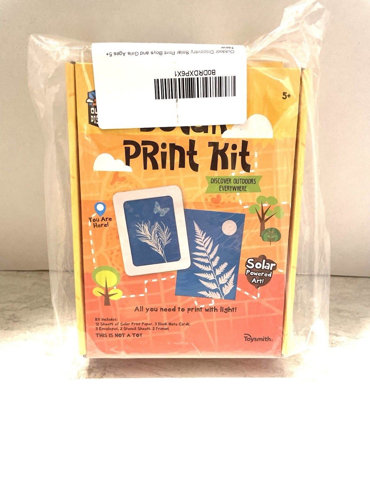 Toysmith Solar Print Kit Outdoor Toy Brand New Sealed With Solar Paper