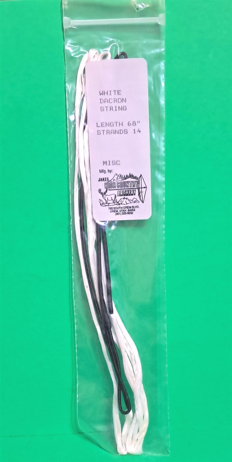 New Jakes High Country Premium Recurve Bow Replacement String - 72" AMO - 14 st