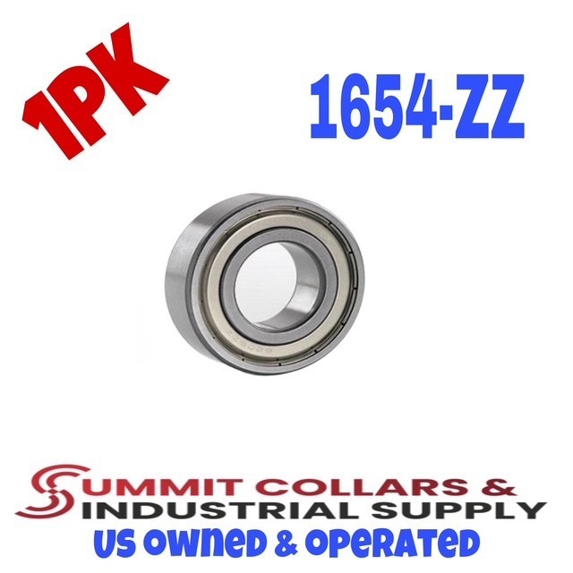 1654-ZZ Ball Bearing 2.5in x 1.25in x 0.625in ZZ 2Z Free Shipping NEW (QTY 1)