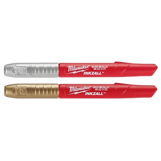 Fine Point Metallic Markers Silver/Gold
