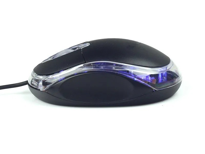 Mini USB Wired Optical Mouse 1000 DPI LED Gaming for PC Laptop Notebook Computer