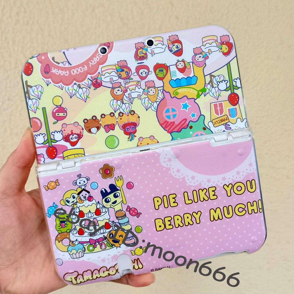 For Nintendo New 3DS XL/LL – Tamagotchi Berry Food Park Pink Case Shell Cover