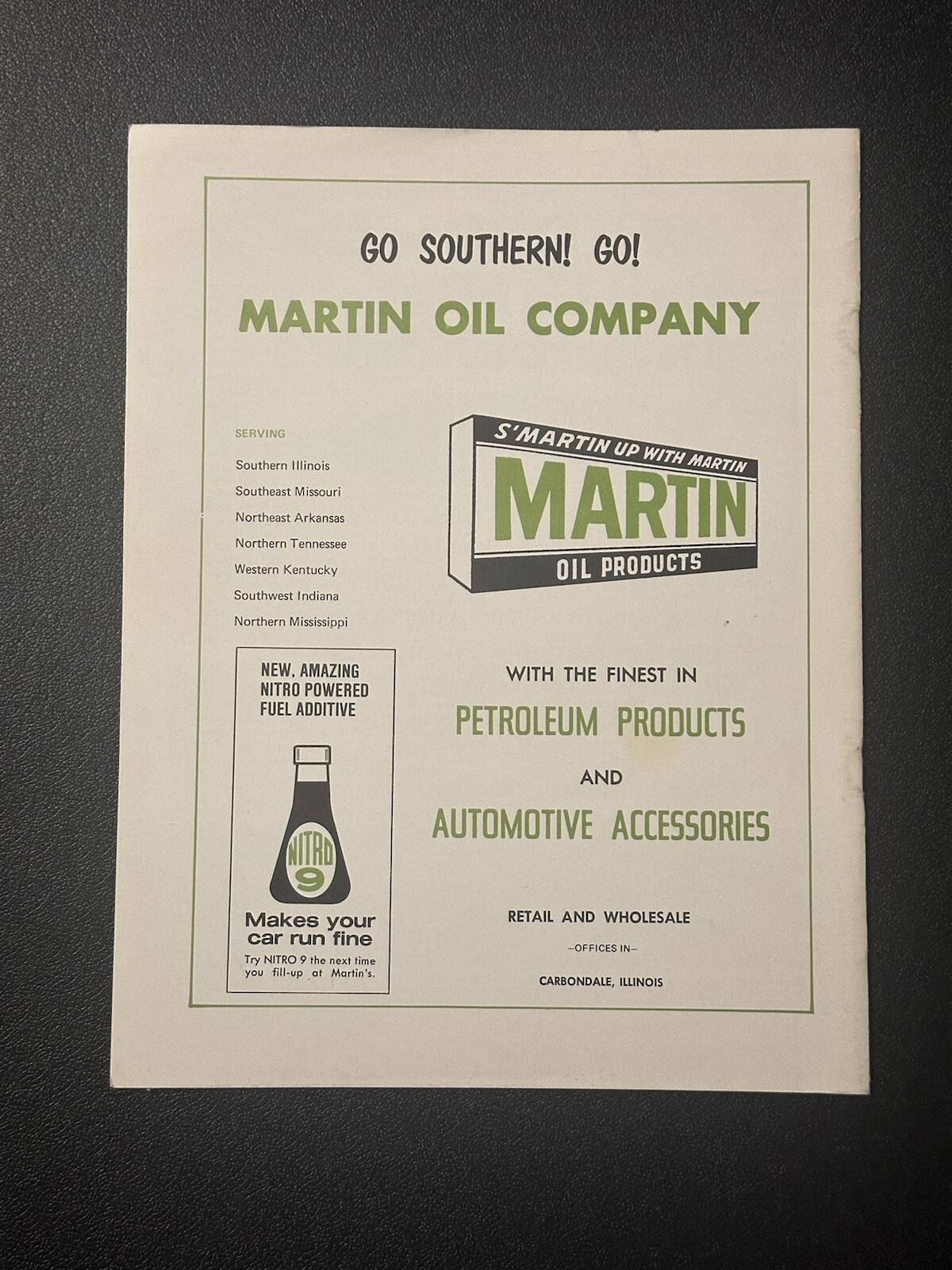 SIU vs. Bowling Green Program Nov. 15, 1975