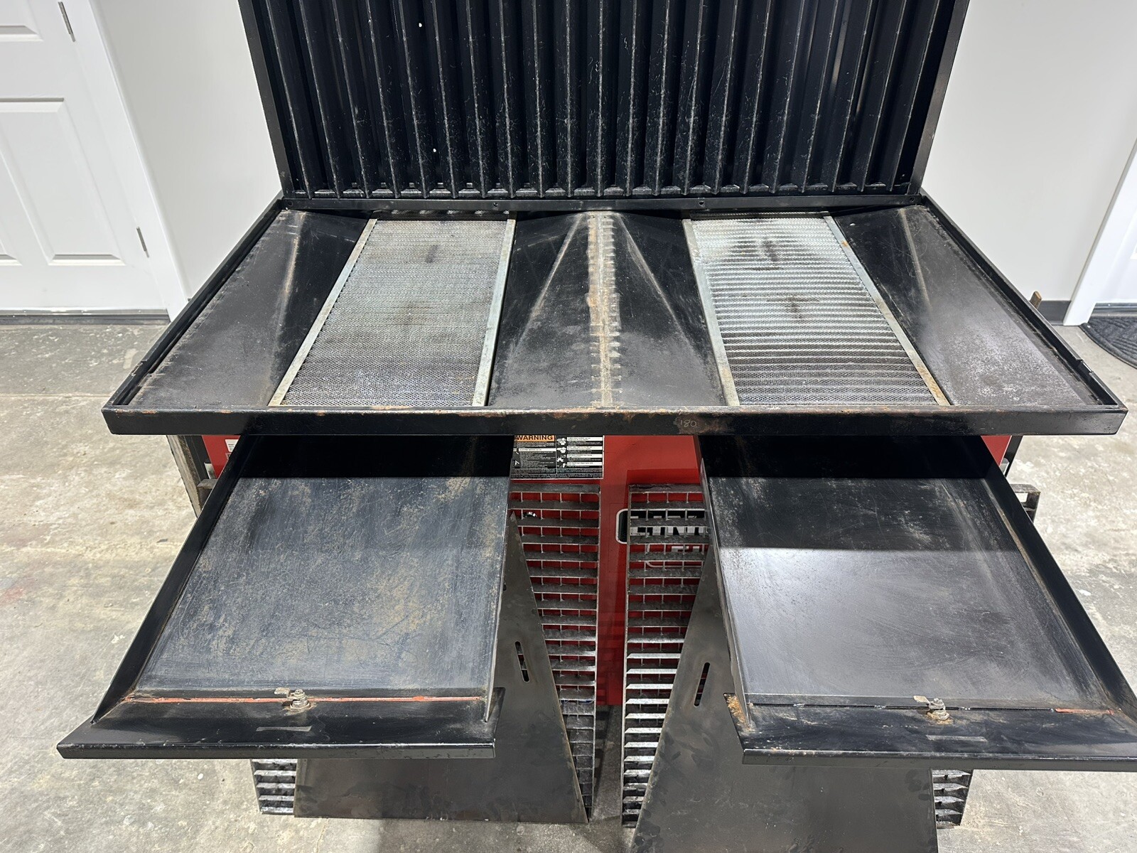 LINCOLN ELECTRIC 400-MS/A DOWNFLEX K2751-11 DOWNDRAFT WELDING TABLE