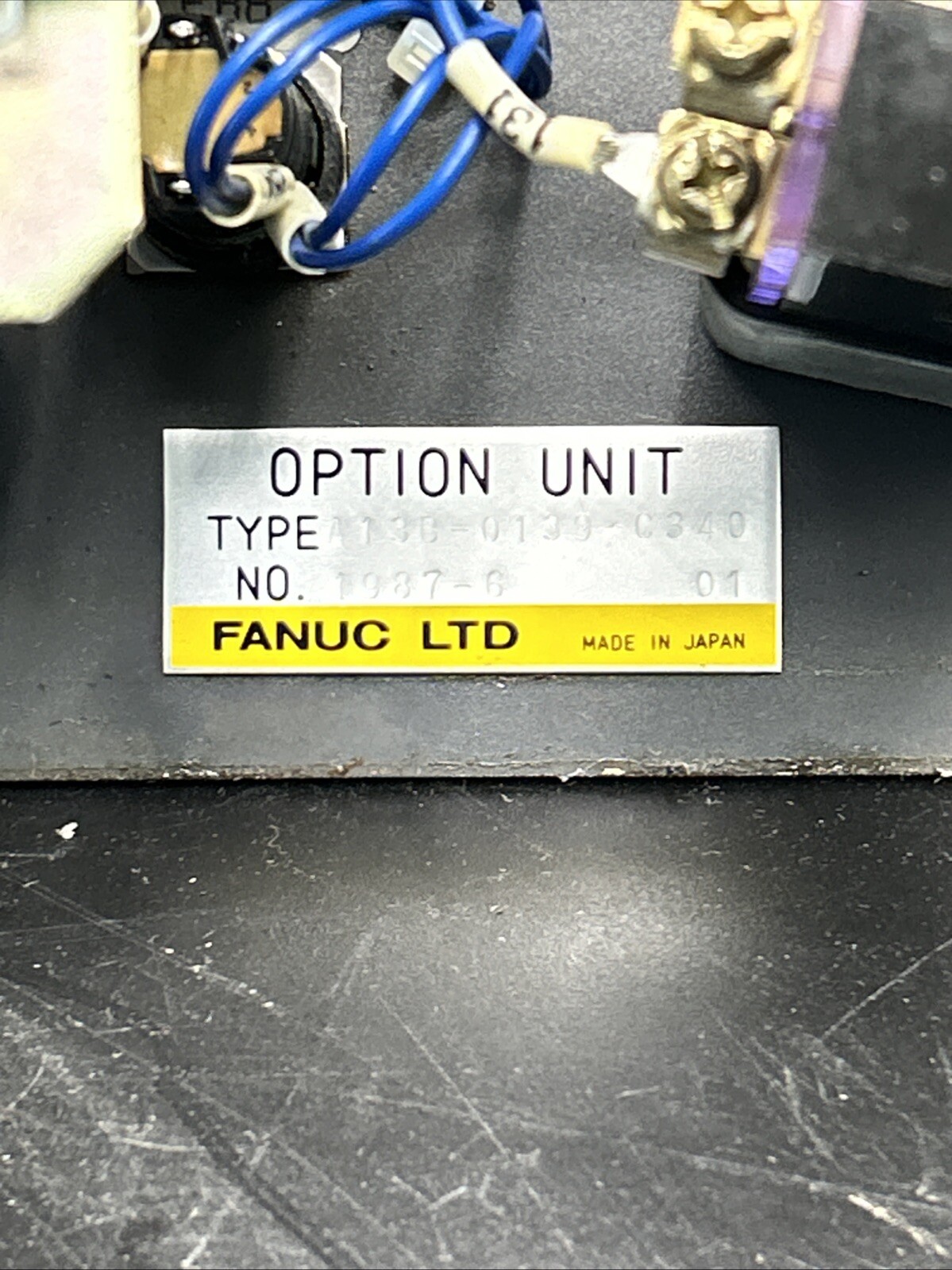 Fanuc A13B-0139-C340 Robot Controls Operator Control Option Unit Board See Pics