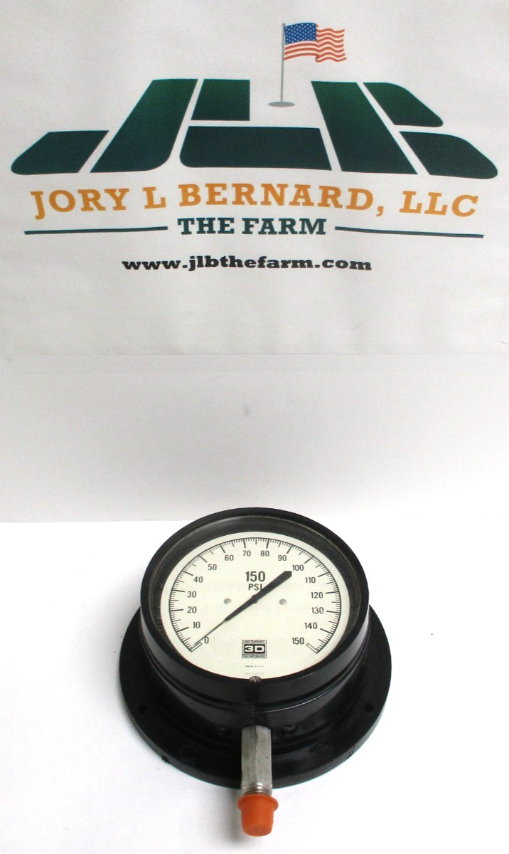 3-D INSTRUMENTS, 25504-24B31, 0-150 PSI PRESSURE GAUGE, 1/4" SST MNPT LM, USED