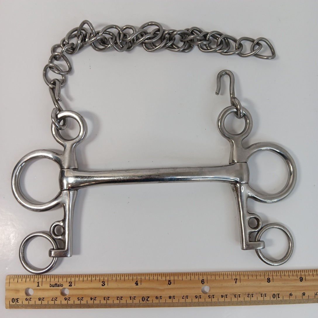 Low Port Pelham Bit Tack Horse Equestrian X