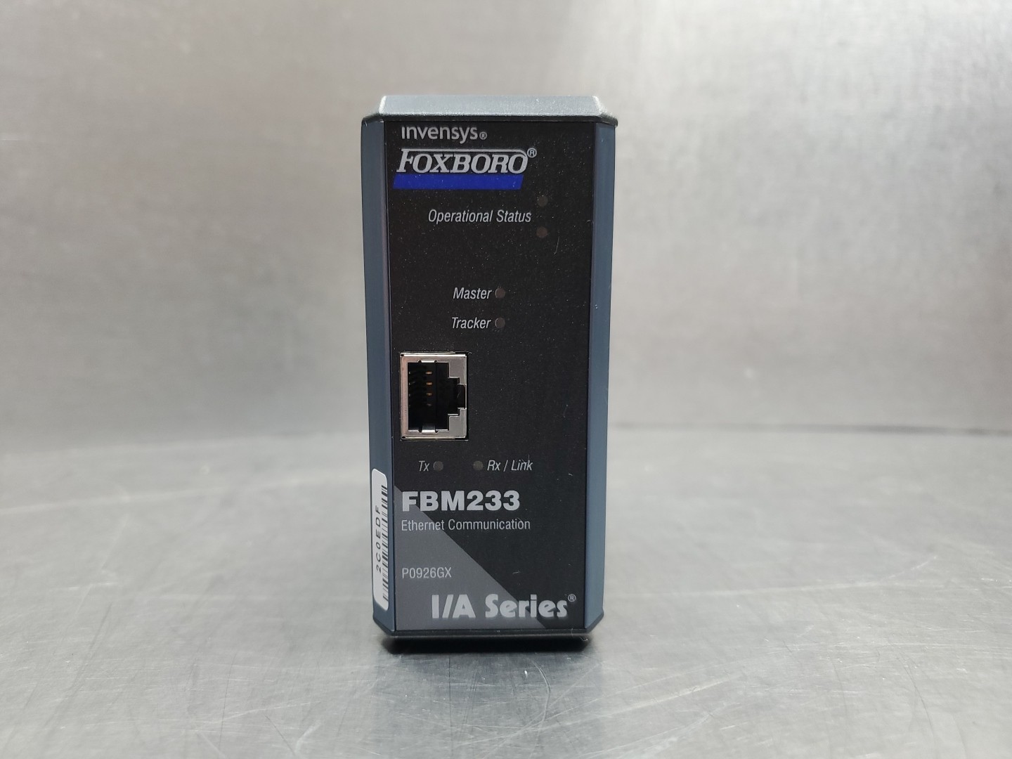 Foxboro FBM233 (P0926GX) Ethernet Communication Module.