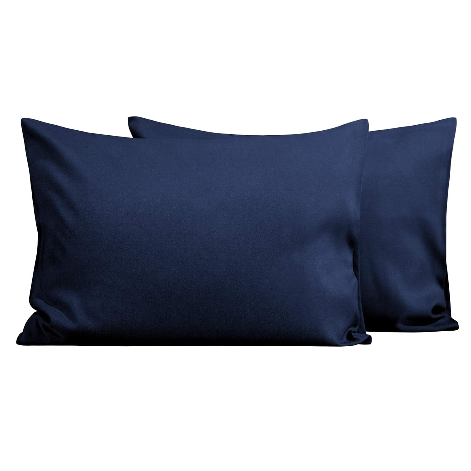 FLXXIE 2 Pack Microfiber Toddler Pillowcases, 14x20 Inch (Pack of 2), Navy
