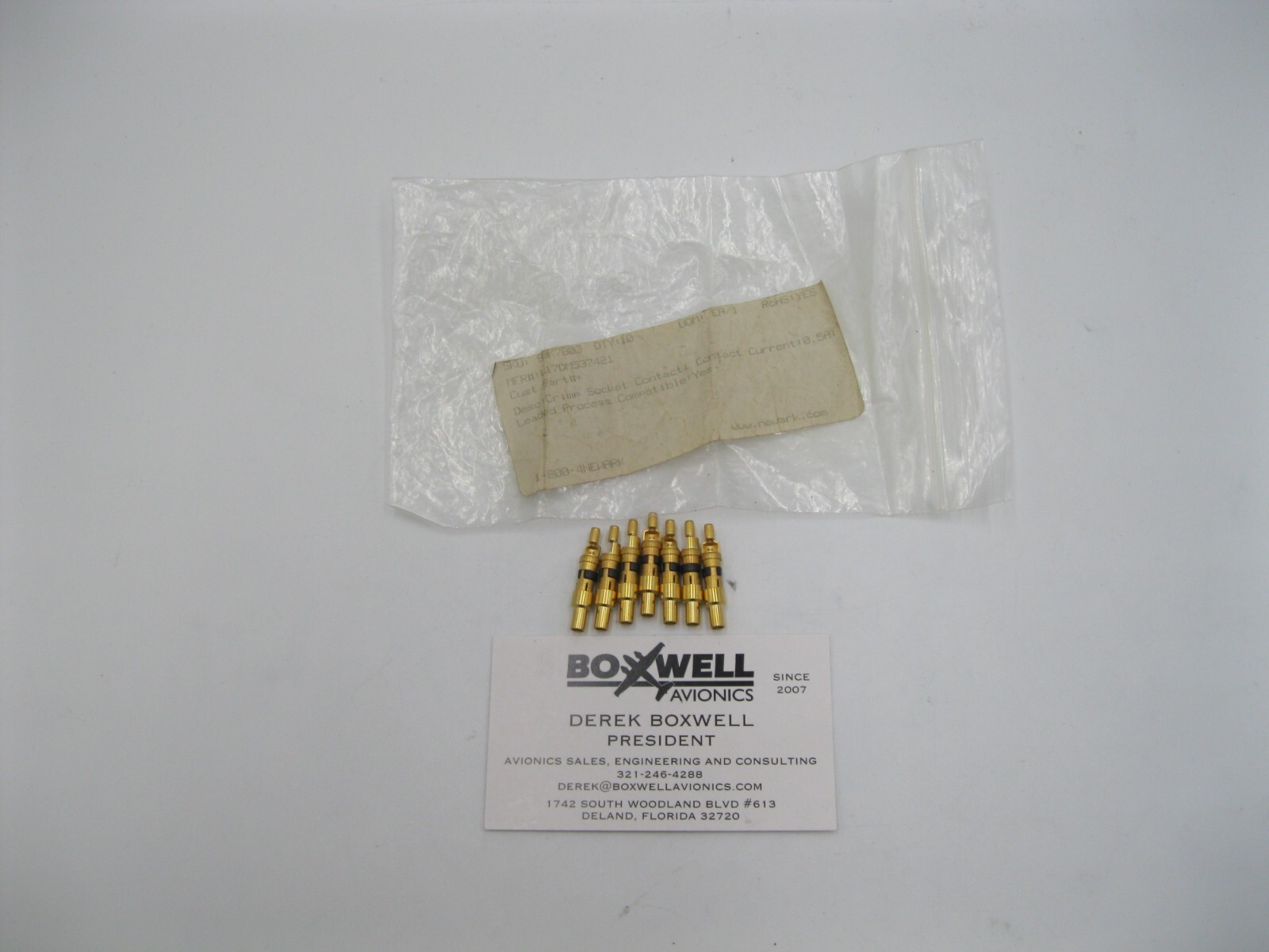 AMPHENOL CRIMP CONTACTS PN: L17DM537421
